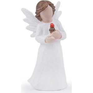 Dekorace anděl malý Varianta: 1 bílá, Balení: 1 ks