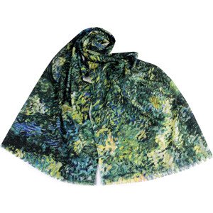 Bavlněný šátek / šála 70x170 cm Varianta: 6 zelená tmavá, Balení: 1 ks