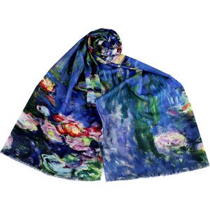 Bavlněný šátek / šála 70x170 cm Varianta: 12 modrá, Balení: 1 ks