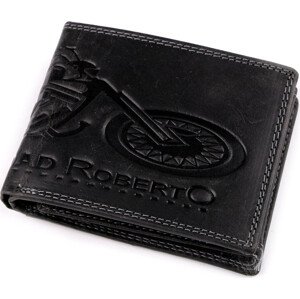 Pánská peněženka kožená pro myslivce, rybáře, motorkáře 9,5x12 cm Varianta: 25 hnědá koňak motorka, Balení: 1 ks