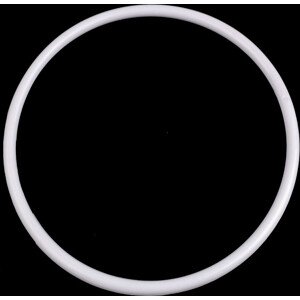 Plastový kruh Ø11; 14,5 cm Varianta: 2 (14,5 cm) bílá, Balení: 4 ks