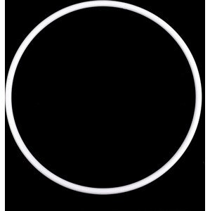 Plastový kruh Ø21; 26 cm Varianta: 1 (21 cm) bílá, Balení: 1 ks