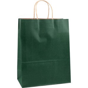 Dárková taška Varianta: 5 zelená tmavá, Balení: 12 ks