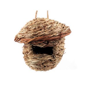 Ptačí hnízdo k zavěšení z přírodního materiálu, hand made Varianta: 2 přírodní, Balení: 1 ks