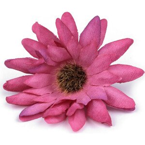 Umělý květ gerbera Ø6,5 cm Varianta: 3 fialovorůžová, Balení: 10 ks