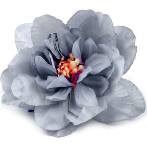 Umělý květ Ø8 cm Varianta: 5 modrošedá, Balení: 10 ks