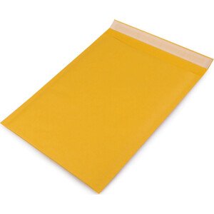Pevná papírová obálka 19x25 cm s bublinkovou fólií uvnitř Varianta: žlutá, Balení: 10 ks