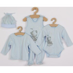4-dílná kojenecká souprava Koala Angel modrá 56 (0-3m)