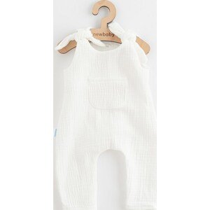 Kojenecké mušelínové lacláčky New Baby Soft dress béžová 68 (4-6m)