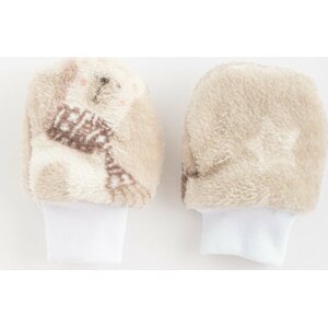 Kojenecké Wellsoft zimní rukavičky New Baby Polar Bear 0-3 m Univerzální