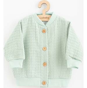 Kojenecký mušelínový kabátek New Baby Comfort clothes šalvějová 56 (0-3m)