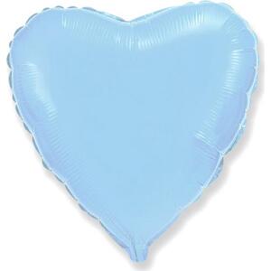 Flexmetal Fóliový balónek 9" FX - "Heart" (jemně modrý)