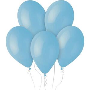 G120 pastelové balónky 13" - jemné modré 72/ 50 ks (makaron)