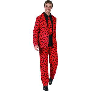 Godan / costumes Kostým pro dospělé "Bat Suit" (sako, kalhoty, kravata), velikost 52 KK