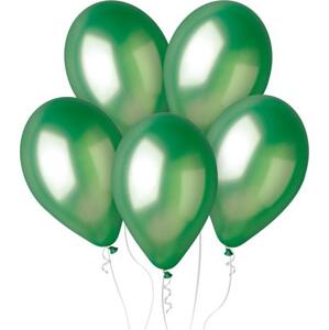 GM110 kovové balónky 12" - zelené 37/100 ks.