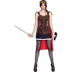 Godan / costumes Kostým pro dospělé "Gladiator" (šaty s pelerínou), vel 38 trestního zákoníku