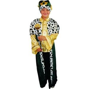 Godan / costumes Kostým "Král v zeleném" (košile, pelerína, korunka) velikost 120/130