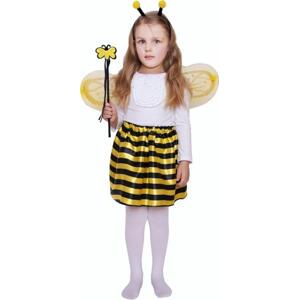 Dětský kostým "Včelka" (sukně, křídla, čelenka, hůlka)