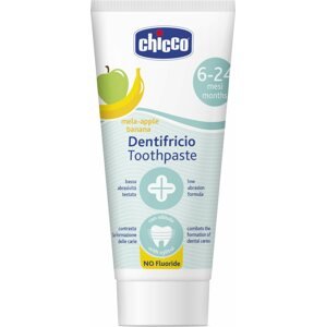 CHICCO Dětská zubní pasta bez fluoridu jablko-banán 50 ml
