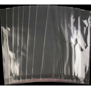 PP sáček s lepicí klopou 26x40 cm Varianta: transparent, Balení: 100 ks