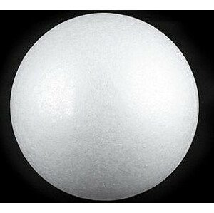 Koule Ø2,5 cm polystyren Varianta: bílá sněžná, Balení: 20 ks
