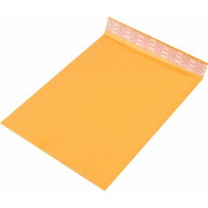 Pevná papírová obálka 23x29,7 cm s bublinkovou fólií uvnitř Varianta: 1 oranžová střední, Balení: 400 ks