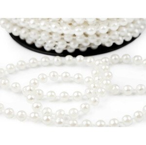 Perlový řetěz Ø5 mm Varianta: 3 perlová, Balení: 25 m