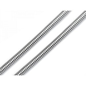 Hadí řetízek 0,2x49 cm z nerezové oceli Varianta: platina, Balení: 1 ks