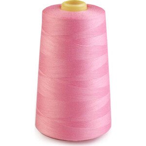 Polyesterové nitě pro overlocky i klasické šití návin 5000 yards PES 40/2 Varianta: 550 Candy Pink, Balení: 1 ks