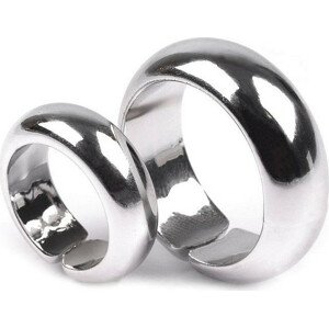 Dekorační svatební prsteny Varianta: 1 stříbrná, Balení: 500 pár