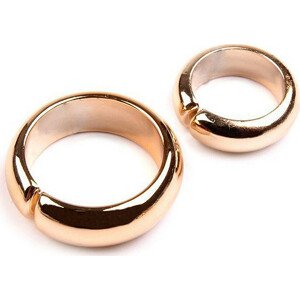 Dekorační svatební prsteny Varianta: 2 zlatá, Balení: 500 pár