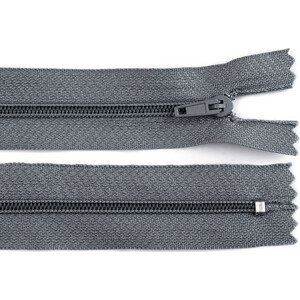 Spirálový zip šíře 3 mm délka 40 cm pinlock Varianta: 319 šedá ocelová, Balení: 1 ks