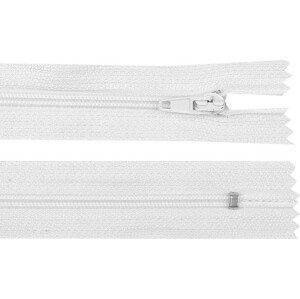 Spirálový zip šíře 3 mm délka 25 cm pinlock Varianta: 101 bílá, Balení: 1 ks