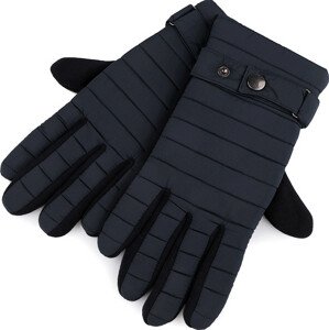 Pánské prošívané rukavice Varianta: 1 (vel. XL) modrá tmavá, Balení: 1 pár