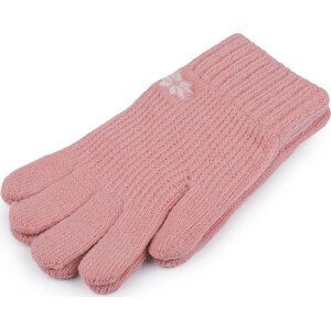 Dámské / dívčí pletené rukavice Varianta: 8 růžová prášková, Balení: 1 pár