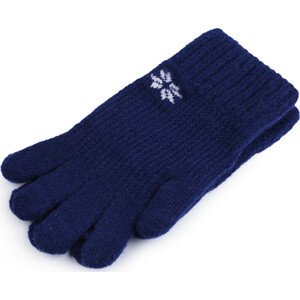 Dámské / dívčí pletené rukavice Varianta: 9 modrá berlínská, Balení: 1 pár