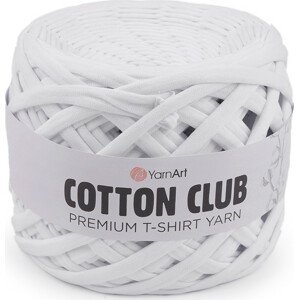 Pletací příze Cotton Club 310 g Varianta: 1 (7350) bílá, Balení: 1 ks