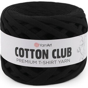 Pletací příze Cotton Club 310 g Varianta: 6 (7300) černá, Balení: 1 ks
