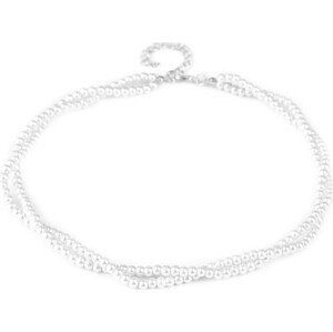 Perlový náhrdelník Varianta: 1 (01) bílá perlová, Balení: 1 ks