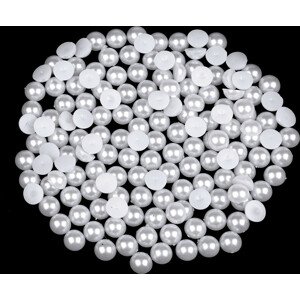 Kabošony / půlperle / perly k nalepení Ø9 mm Varianta: 1 bílá, Balení: 10 g