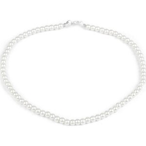 Perlový náhrdelník Varianta: 1 bílá, Balení: 1 ks