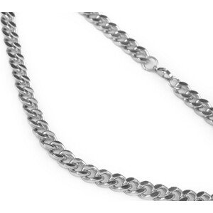 Pánský řetízek / řetěz z nerezové oceli silnější Varianta: platina, Balení: 1 ks