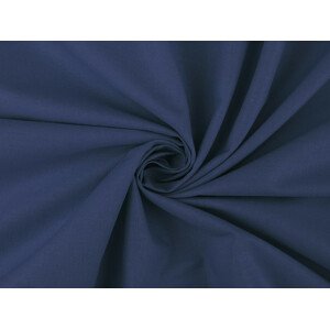 Bavlněná látka / plátno jednobarevná Varianta: 4 (32) modrá pařížská, Balení: 1 m