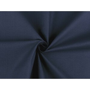 Bavlněná látka / plátno jednobarevná Varianta: 35 (32D) modrá tmavá, Balení: 1 m