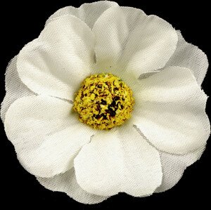 Umělý květ čajová růže Ø5 cm Varianta: 1 krémová světlá, Balení: 5 ks