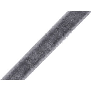 Sametová stuha šíře 9 mm Varianta: 5 šedá, Balení: 180 m