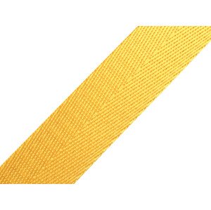 Hladký popruh s leskem šíře 25 mm Varianta: 12 (17) žlutá, Balení: 1 m