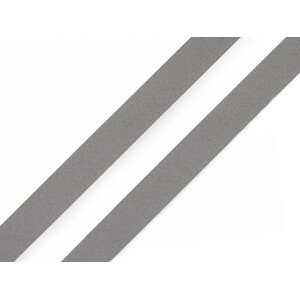 Reflexní páska šíře 10 mm našívací Varianta: šedá, Balení: 3 m
