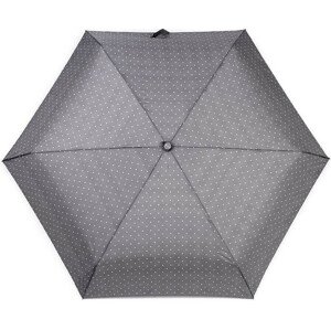 Skládací mini deštník s puntíky Varianta: 5 šedá, Balení: 1 ks