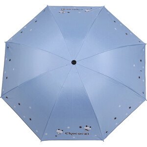 Dámský skládací deštník květy Varianta: 12 modrá pomněnková, Balení: 1 ks